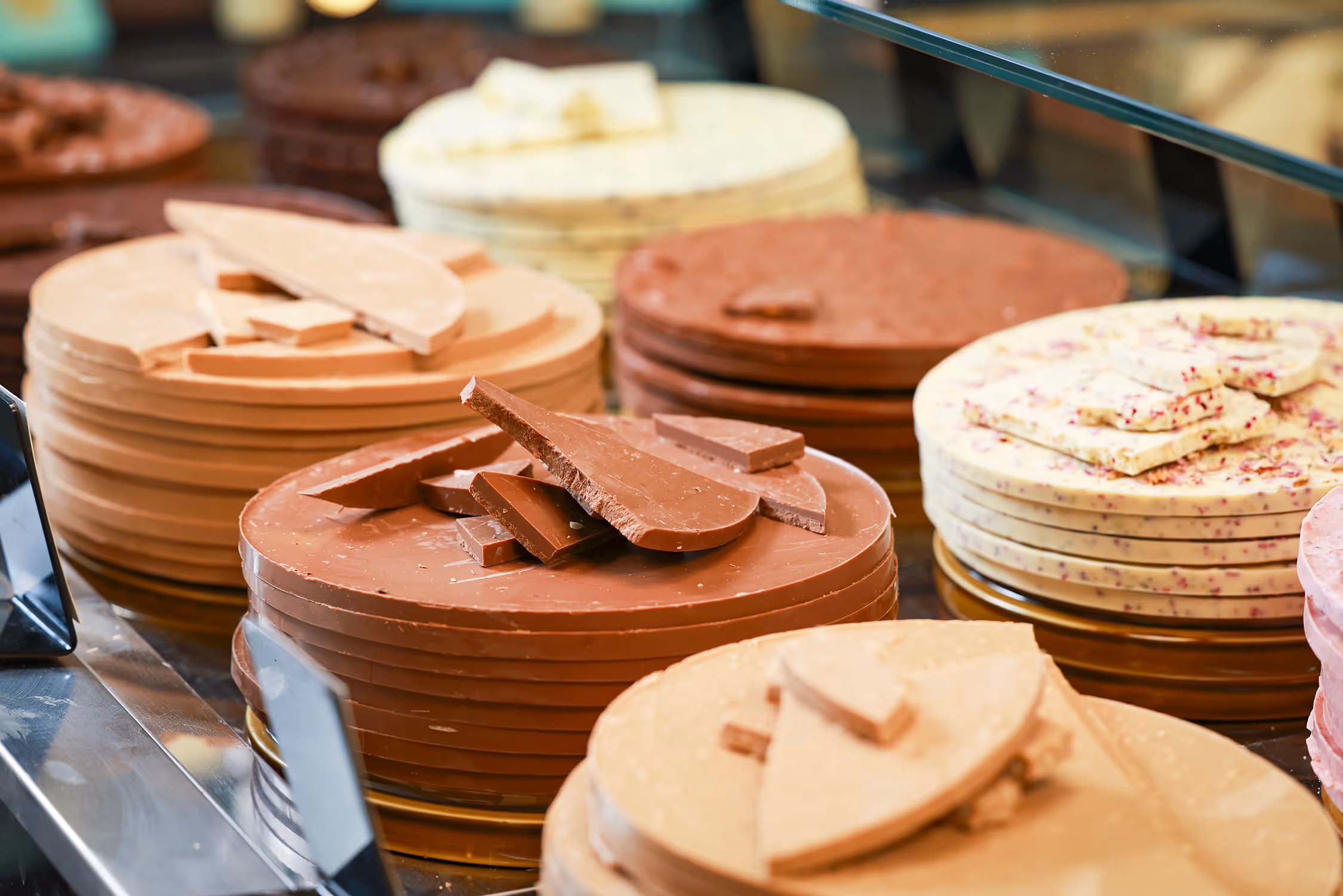 dischi di cioccolato