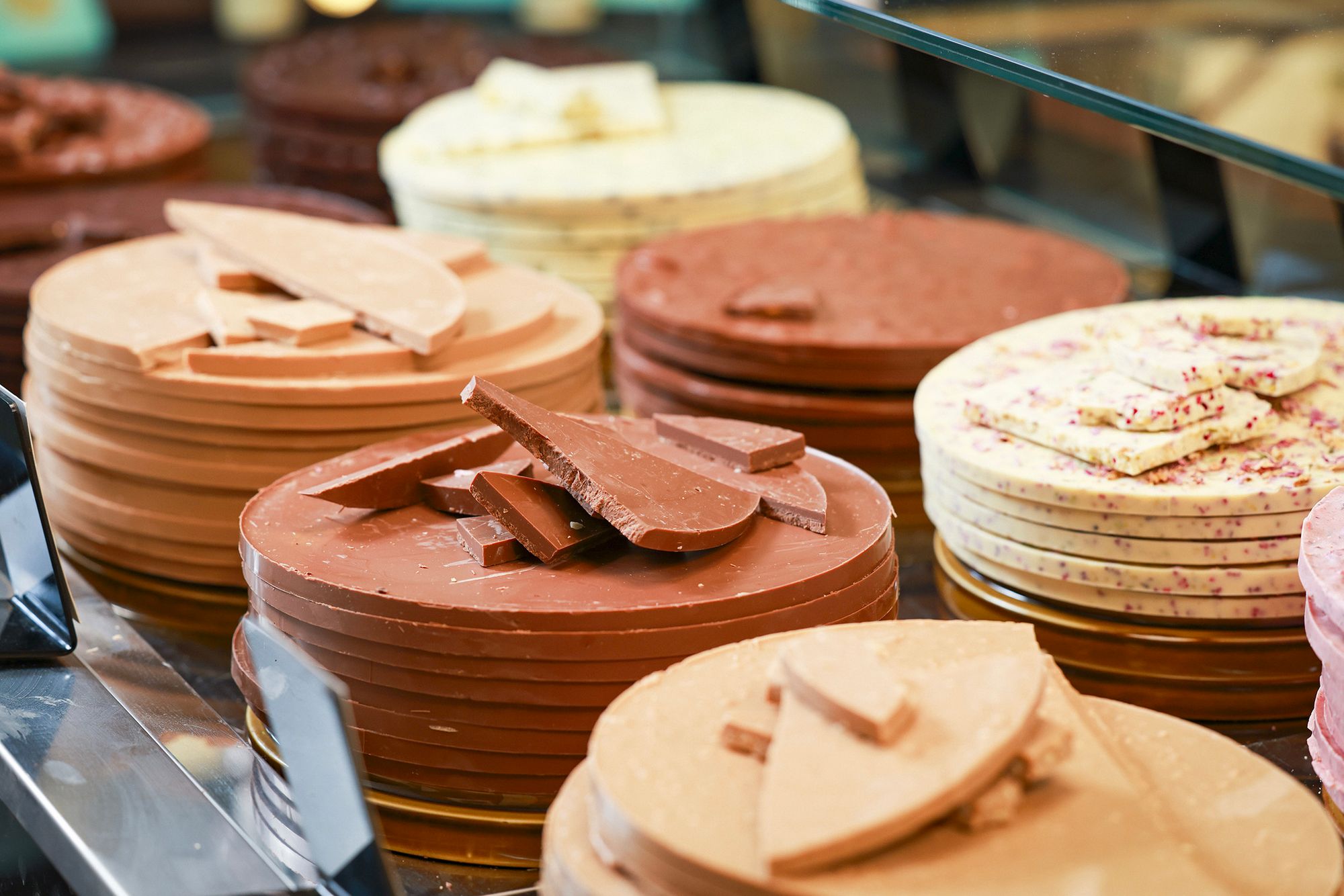 Dischi di cioccolato